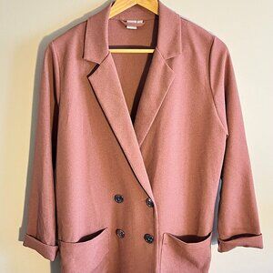 Oversized Dusty Rose Blazer